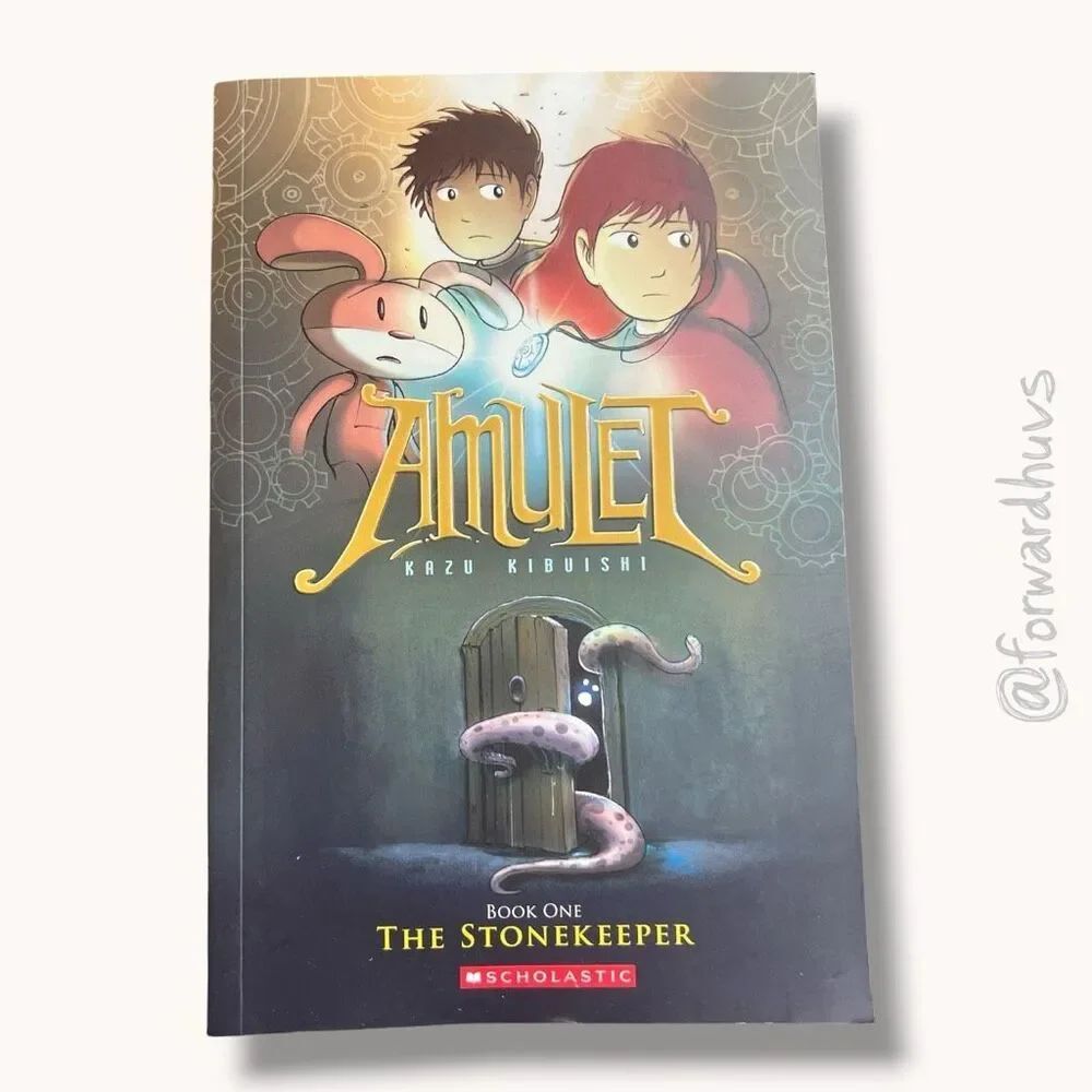 Amulet Book 1 The Stonekeeper Kazu Kibuishi Graphic Novel Scholastic Graphix PB